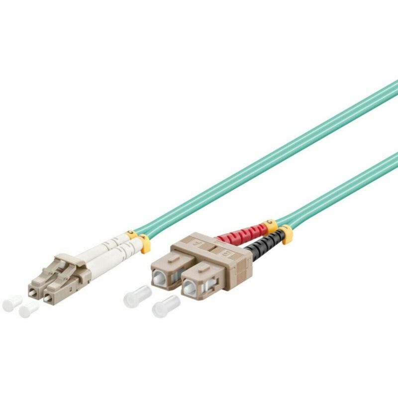Cable de fibra óptica LC-SC OM3 de 20 m