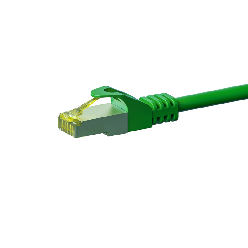 Cable de conexión Cat7 S/FTP (PIMF) de 5 m, color verde