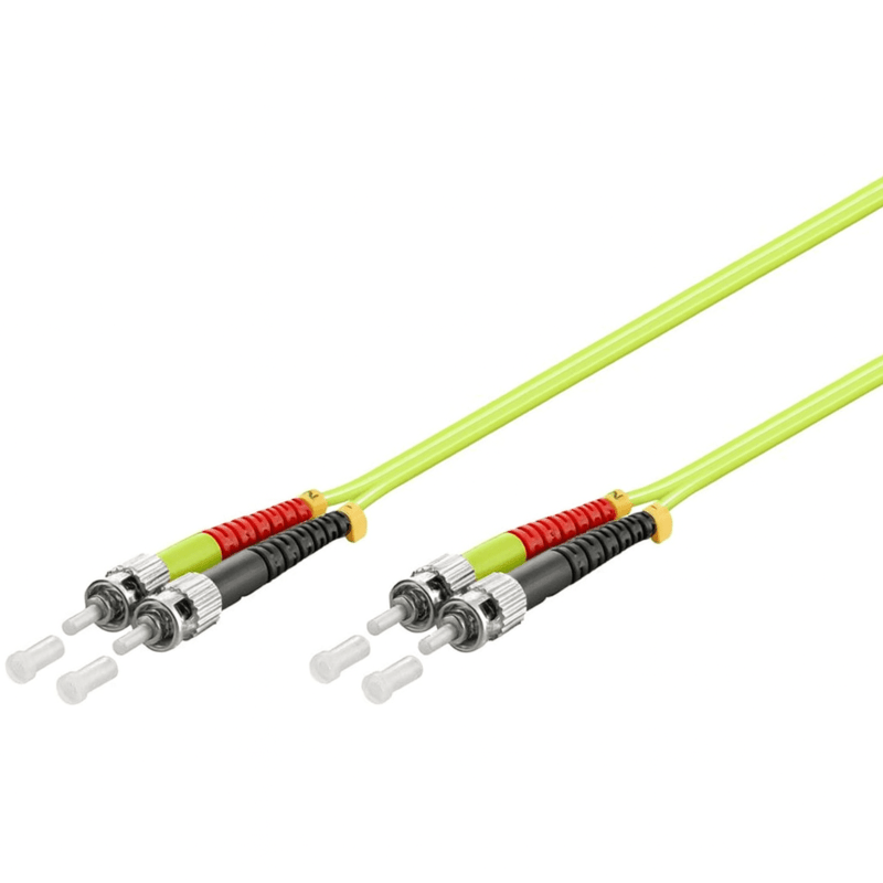 Cable de fibra óptica ST-ST OM5 (optimizado para láser) de 2 m