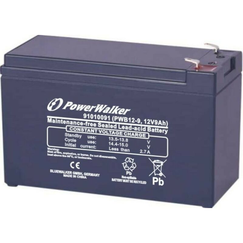 Batería PowerWalker de 12 V y 9 Ah