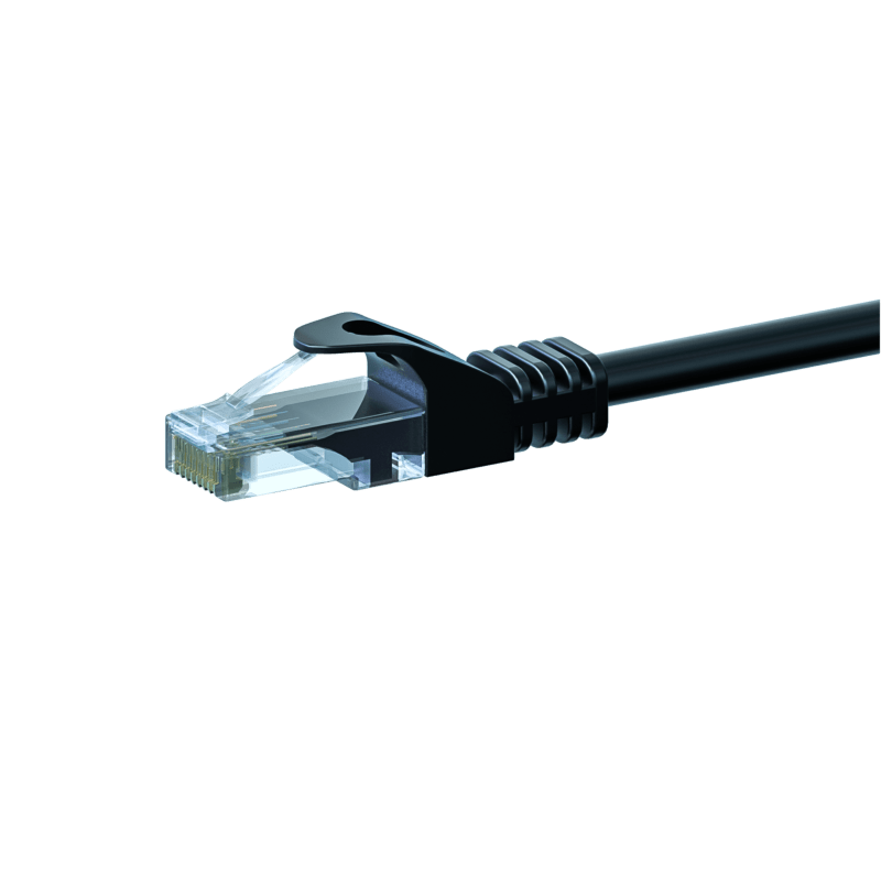 Cable de conexión UTP CAT6 de 5 m, color negro - CCA