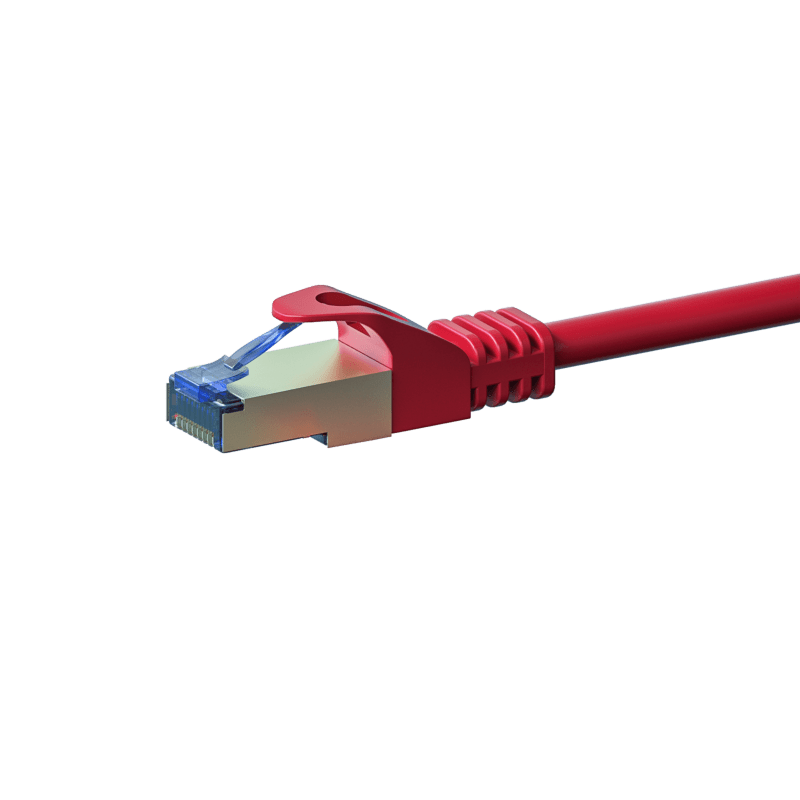Cable de conexión CAT6a S/FTP (PIMF) de 2 m, color rojo