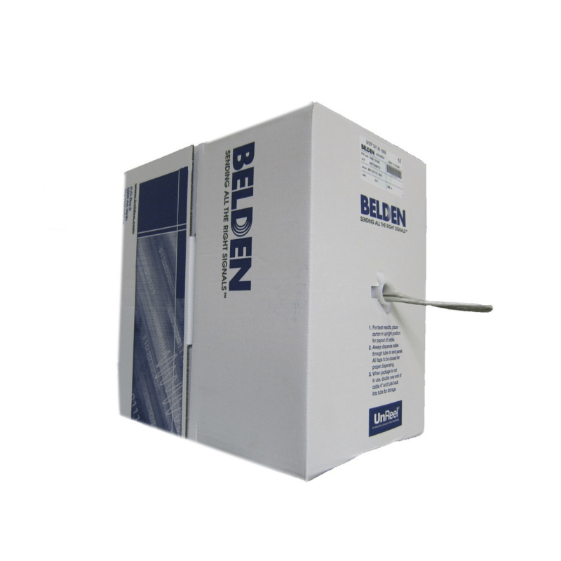 Cable de red rígido Belden 1583E Cat5e UTP de 305 m, 100 % cobre.