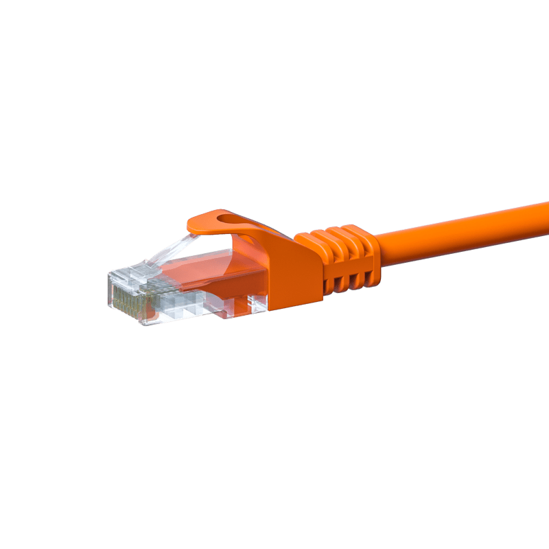 Cable de conexión UTP CAT5e de 5 m, color naranja - CCA