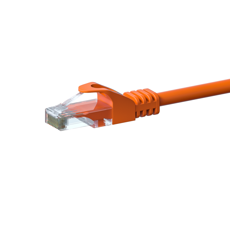 Cable de conexión UTP CAT6 de 5 m, color naranja - CCA