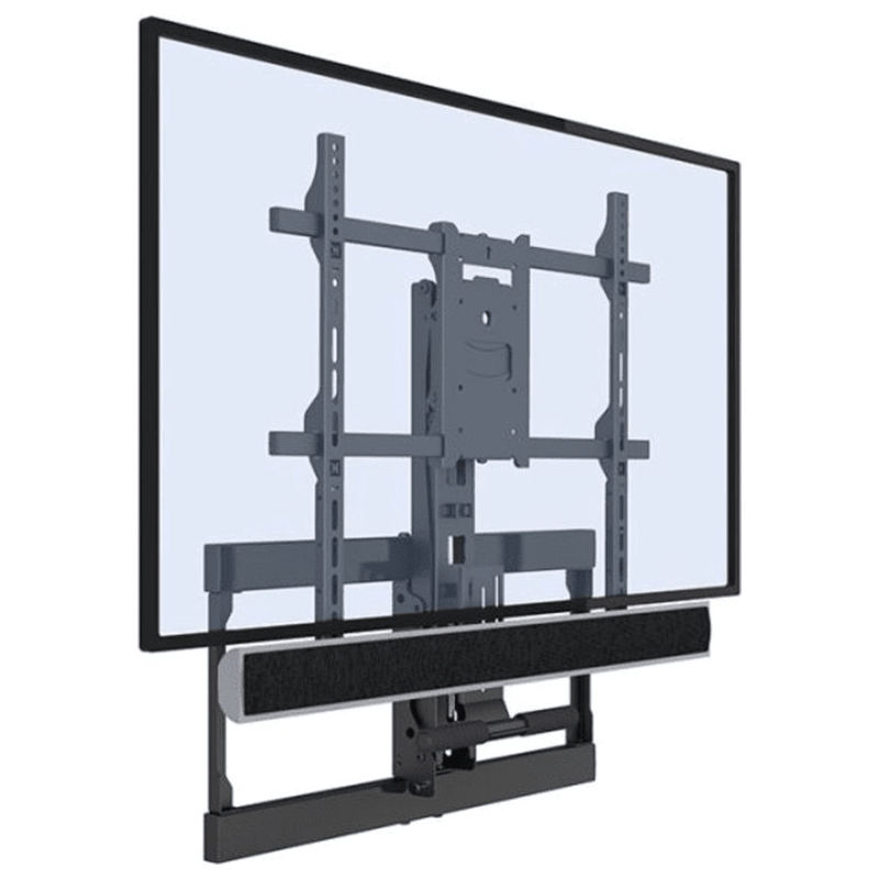 Eaglemounts - EM-MF800 - Soporte de pared vertical ajustable para pantallas planas de TV/monitor de 55&#39;&#39; a 85&#39;&#39;. Capacidad máxima: 60 kg (alta resistencia).