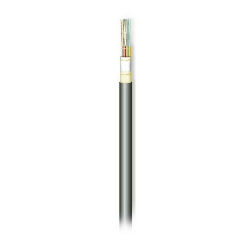 Cable de fibra óptica OM3 personalizado para interiores/exteriores, 4 fibras.