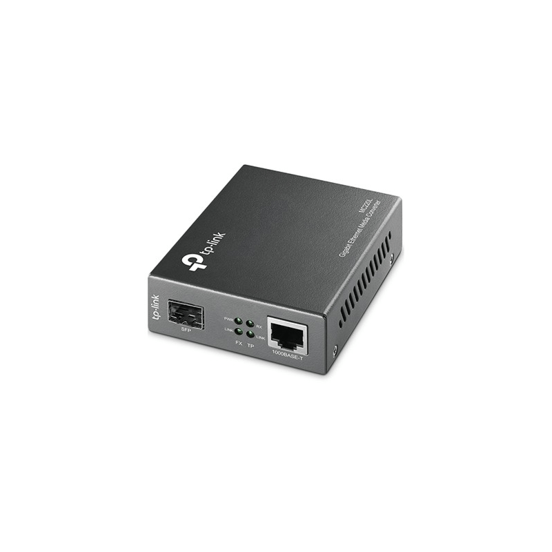 Convertidor de fibra óptica TP-Link MC220L para módulos SFP monomodo/multimodo