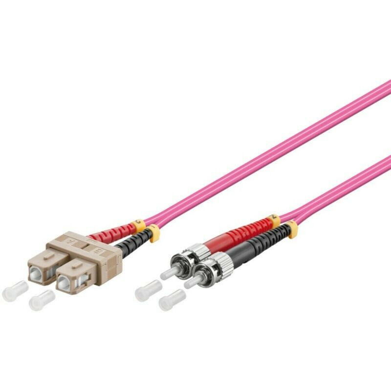 Cable de fibra óptica SC-ST OM4 de 20 m