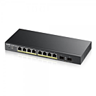Switch PoE+ gestionado inteligente Zyxel GS1900 de 8 puertos