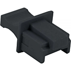 Tapones para puertos RJ45, juego de 10 unidades, color negro.