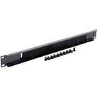 Panel de entrada de cables cepillado de 19 pulgadas - 1U