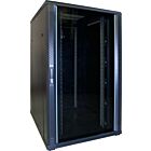 Armario para servidores de 27U con puerta de cristal de 800x1000x1400 mm (ancho x profundidad x alto)