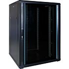 Armario para servidores de 22U con puerta de cristal de 800x800x1200 mm (ancho x profundidad x alto)