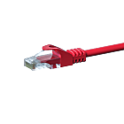 Cable de conexión UTP CAT5e de 3 m, rojo - CCA