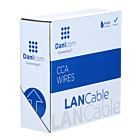 Cable CAT5e F/UTP de 100 m en carrete, flexible, gris, CCA