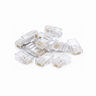 Conector DANICOM UTP CAT6a RJ45 - para núcleo sólido - 10 unidades