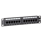 Panel de conexión UTP CAT6 de 10 pulgadas - 12 puertos