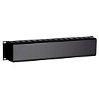 Canaleta para cables de 19 pulgadas con placa de cubierta 2U