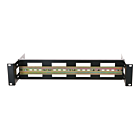 Carril DIN 2U para racks de 19 pulgadas - profundidad ajustable