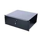 Cajón metálico con cerradura de 19 pulgadas - 4U