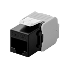 Conector Keystone UTP CAT6a - Sin herramientas - Negro