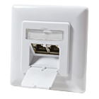 Caja de empotrar CAT6 UTP/STP, blanca