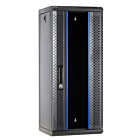 Armario para servidores de 10 pulgadas y 15U con puerta de cristal, 312 x 310 x 752 mm (ancho x profundidad x alto).