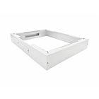 Base para armarios de servidor de 19 pulgadas, 800 x 1000 x 150 mm (ancho x profundidad x alto) - Blanco