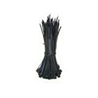 Bridas para cables de 200 mm, negras - 100 unidades