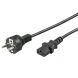 Cable de alimentación Schuko a C13 de 3 m, color negro