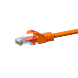 Cable de conexión UTP CAT5e de 2 m, color naranja - CCA