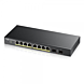 Switch PoE+ gestionado inteligente Zyxel GS1900 de 8 puertos