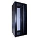 Armario para servidores de 42U con puertas frontales y traseras doblemente perforadas de 800x800x2000 mm (ancho x profundidad x alto).