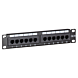 Panel de conexión UTP CAT5e de 10 pulgadas - 12 puertos