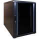 Armario para miniservidor de 15U con puerta de cristal, 600x1000x860 mm (ancho x profundidad x alto).