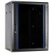 Armario de pared de 15U con puerta de cristal de 600x600x770 mm (ancho x profundidad x alto)