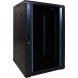 Armario para servidores de 18U con puerta de cristal de 600x600x1000 mm (ancho x profundidad x alto)