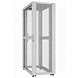 Armario para servidores de centro de datos de 42U con puerta perforada de 800 x 1000 x 2000 mm (ancho x profundidad x alto), color gris.