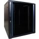Armario para servidores de 18U con puerta de cristal de 800x1000x1000 mm (ancho x profundidad x alto)