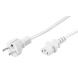 Cable de alimentación Schuko a C13 de 5 m, blanco