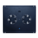 Paquete de ventiladores con 2 ventiladores y termostato adecuado para armarios de servidores de pie con una profundidad de 600 mm