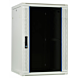 Armario de pared blanco de 22U con puerta de cristal de 600x600x1100 mm (ancho x profundidad x alto)