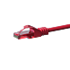Cable de conexión UTP CAT6 de 20 m, color rojo - 100 % cobre