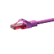 Cable de conexión UTP CAT6 de 7,5 m, color rosa - 100 % cobre