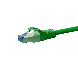 Cable de conexión CAT6a S/FTP (PIMF) de 0,25 m, color verde