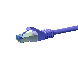 Cable de conexión CAT6a S/FTP (PIMF) de 0,25 m, color morado