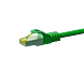 Cable de conexión Cat7 S/FTP (PIMF) de 30 m, color verde