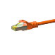 Cable de conexión Cat7 S/FTP (PIMF) de 7,50 m, color naranja