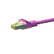Cable de conexión Cat7 S/FTP (PIMF) de 1 m, color rosa